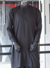 Royal Fashion Men's Exclusive Kameez Shalwar - RF24EN RESHAM-BLK